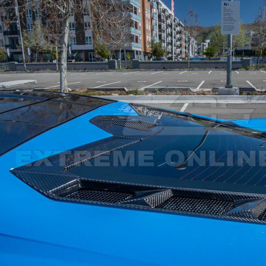 Corvette C8 Coupe DRY CARBON FIBER Rear Decklid Camera Cover image 7