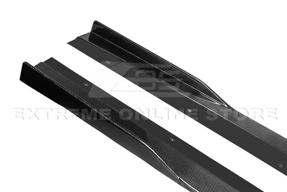 2013-15 Chevrolet SS Carbon Fiber Front Bumper Lip Splitter Side Skirts image 10