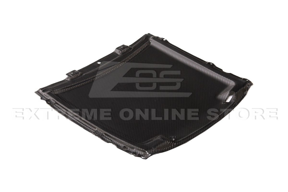 2020-23 Ford Mustang GT500 DRY Carbon Fiber Front Hood Vent & Rain Tray Cover image 11