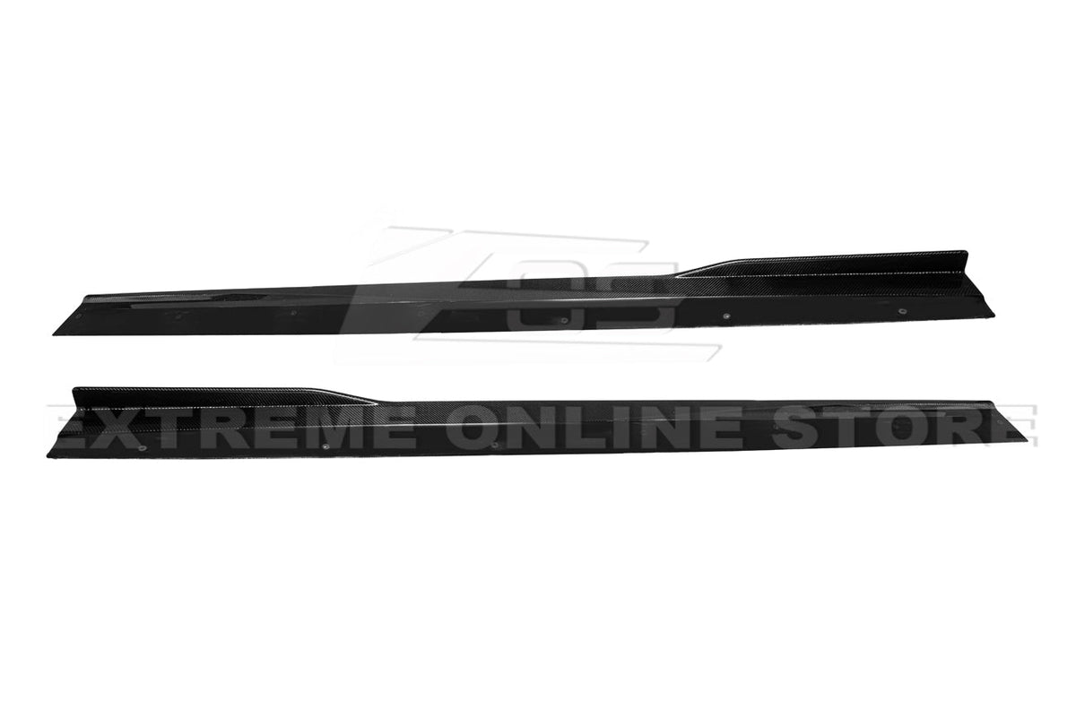 2013-15 Chevrolet SS Carbon Fiber Front Bumper Lip Splitter Side Skirts image 9