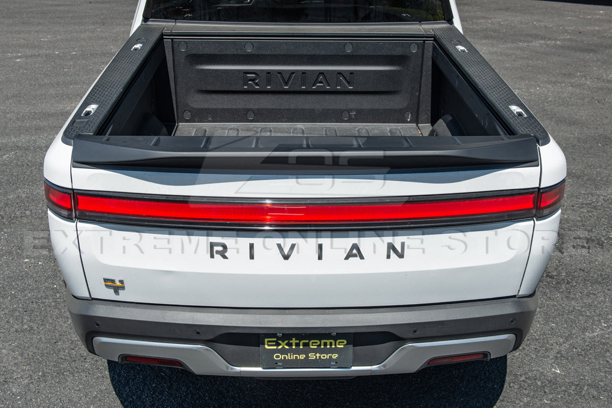 2022-Up Rivian R1T | Street Series Matte Black Rear Tailgate Lid Wing Spoiler image 12