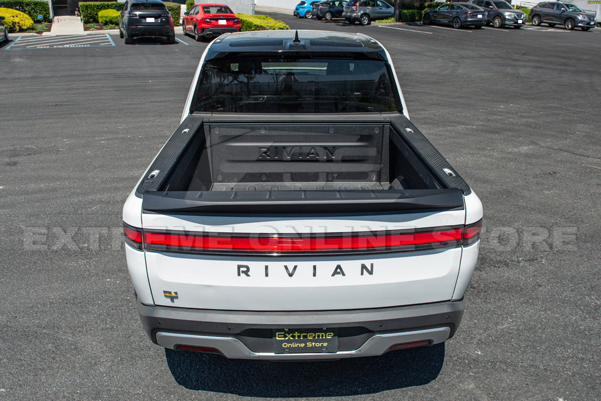 2022-Up Rivian R1T | Street Series Matte Black Rear Tailgate Lid Wing Spoiler image 13