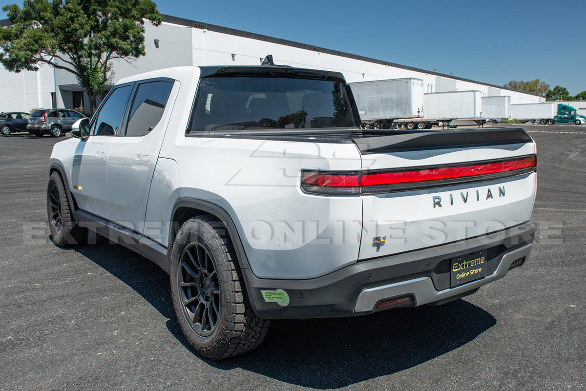 2022-Up Rivian R1T | Street Series Matte Black Rear Tailgate Lid Wing Spoiler image 14