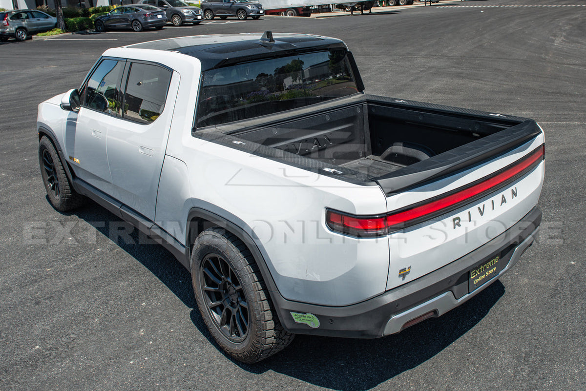 2022-Up Rivian R1T | Street Series Matte Black Rear Tailgate Lid Wing Spoiler image 15