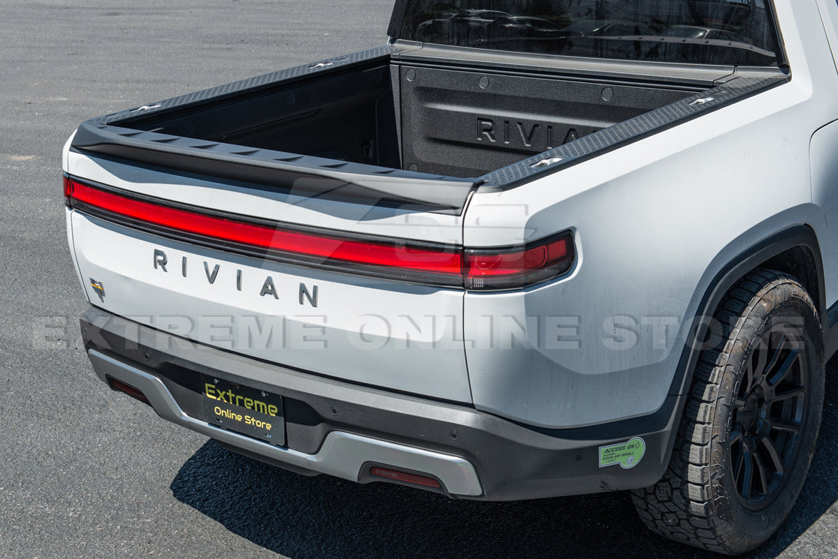 2022-Up Rivian R1T | Street Series Matte Black Rear Tailgate Lid Wing Spoiler image 17