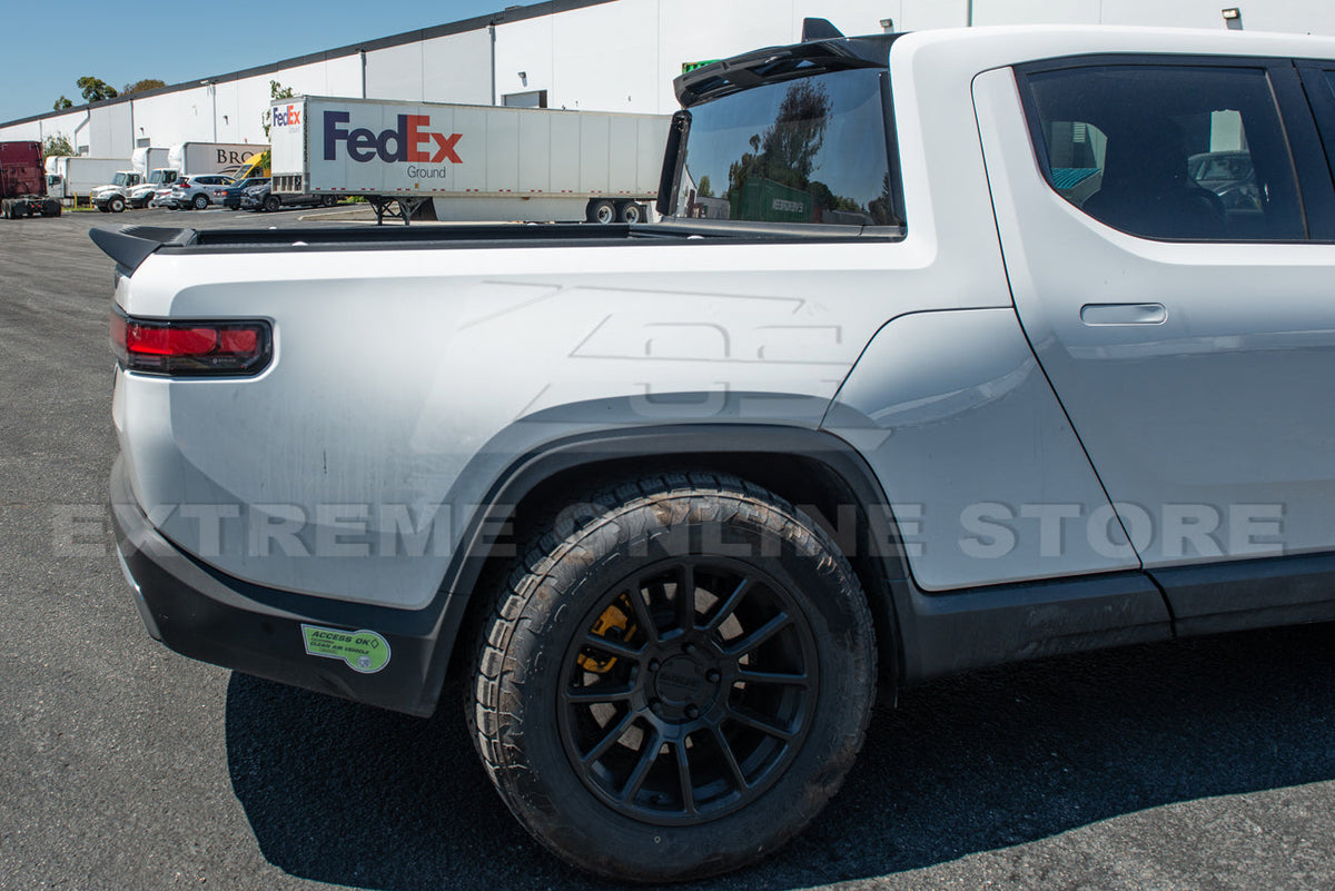 2022-Up Rivian R1T | Street Series Matte Black Rear Tailgate Lid Wing Spoiler image 10