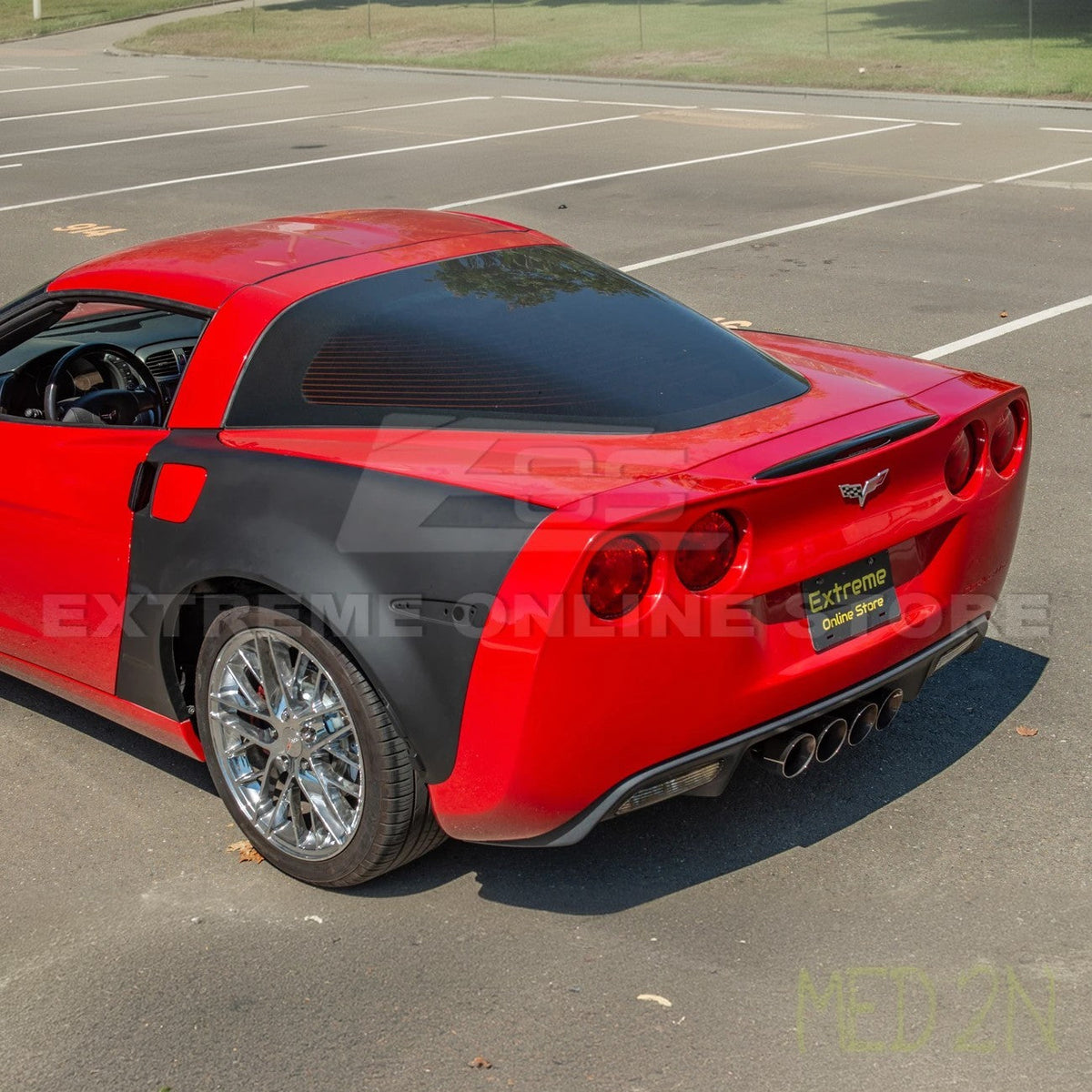 Chevrolet Corvette C6 ZR1 Widebody Conversion Rear Side Fenders image 6