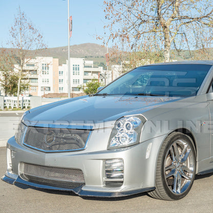 2003-08 Cadillac CTS-V | CARBON FIBER Package Front Bumper Lower Lip Splitter image 3