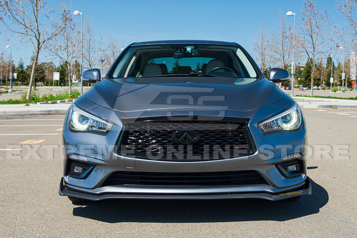 2018-Up Infiniti Q50 Front Bumper Grille Cover image 8