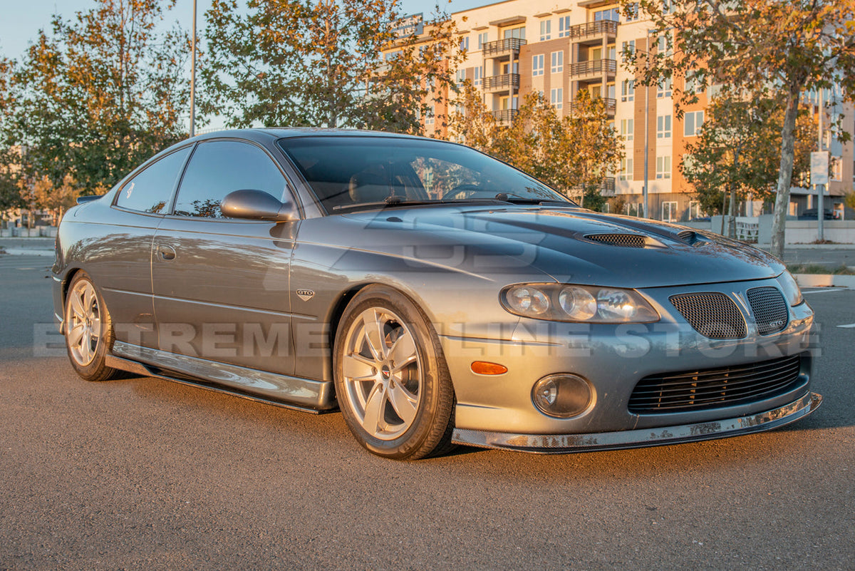 2004-06 Pontiac GTO Carbon Fiber Side Skirts Rocker Panels image 6