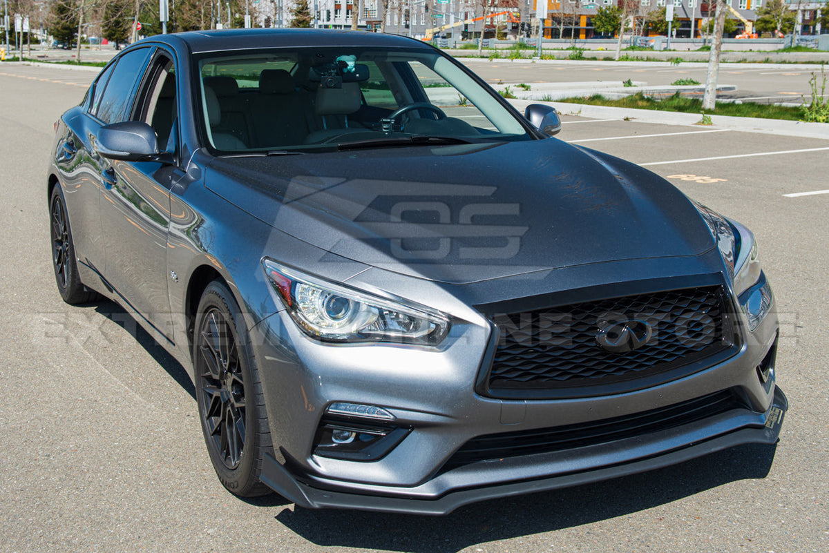 2018-Up Infiniti Q50 Front Bumper Grille Cover image 20