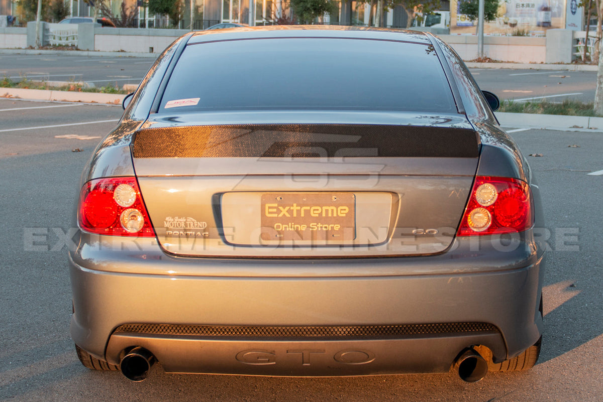 2004-06 Pontiac GTO Carbon Fiber Rear Trunk Spoiler image 7