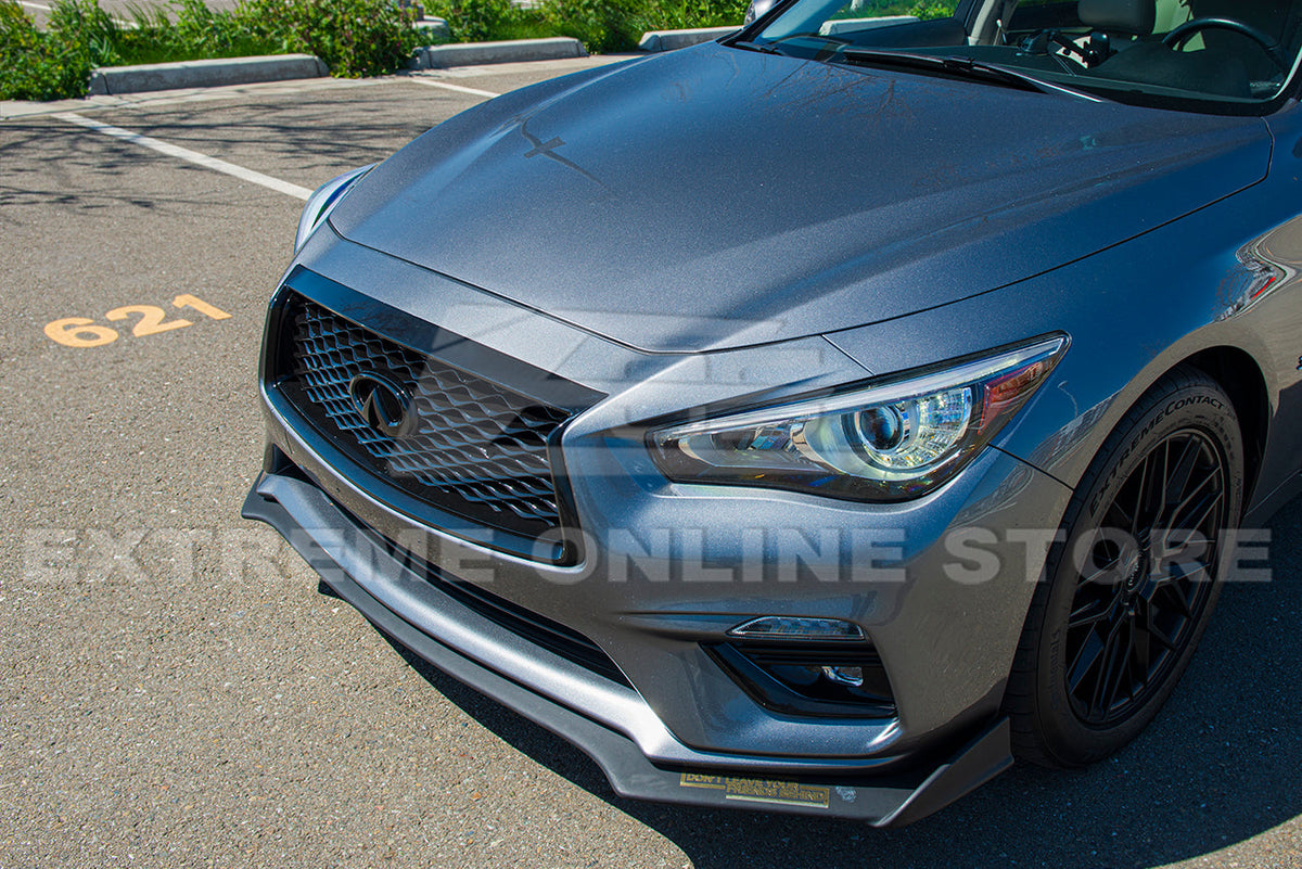 2018-Up Infiniti Q50 Front Bumper Grille Cover image 10