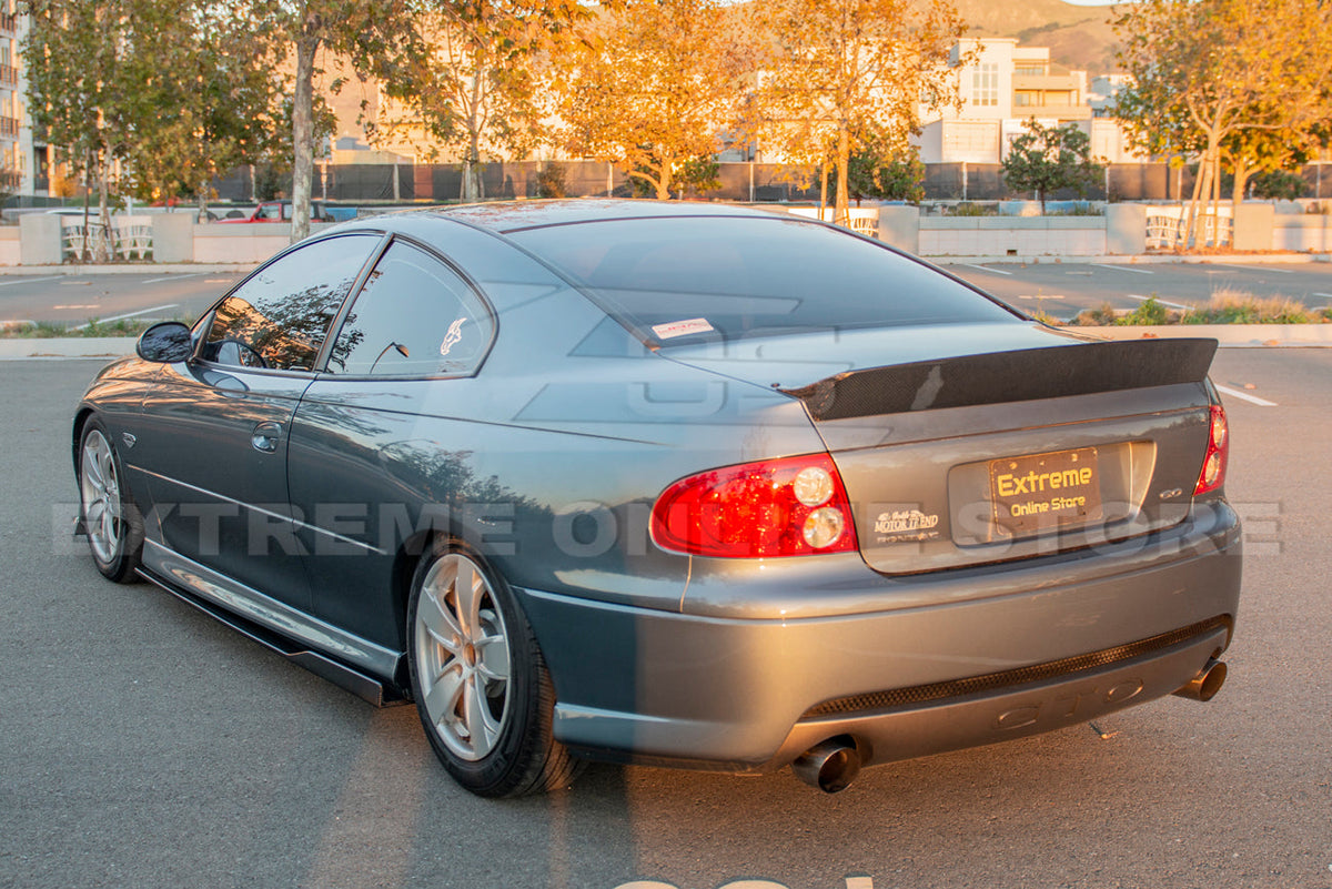 2004-06 Pontiac GTO Carbon Fiber Rear Trunk Spoiler image 8