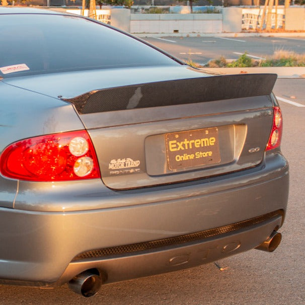 2004-06 Pontiac GTO Carbon Fiber Rear Trunk Spoiler image 1