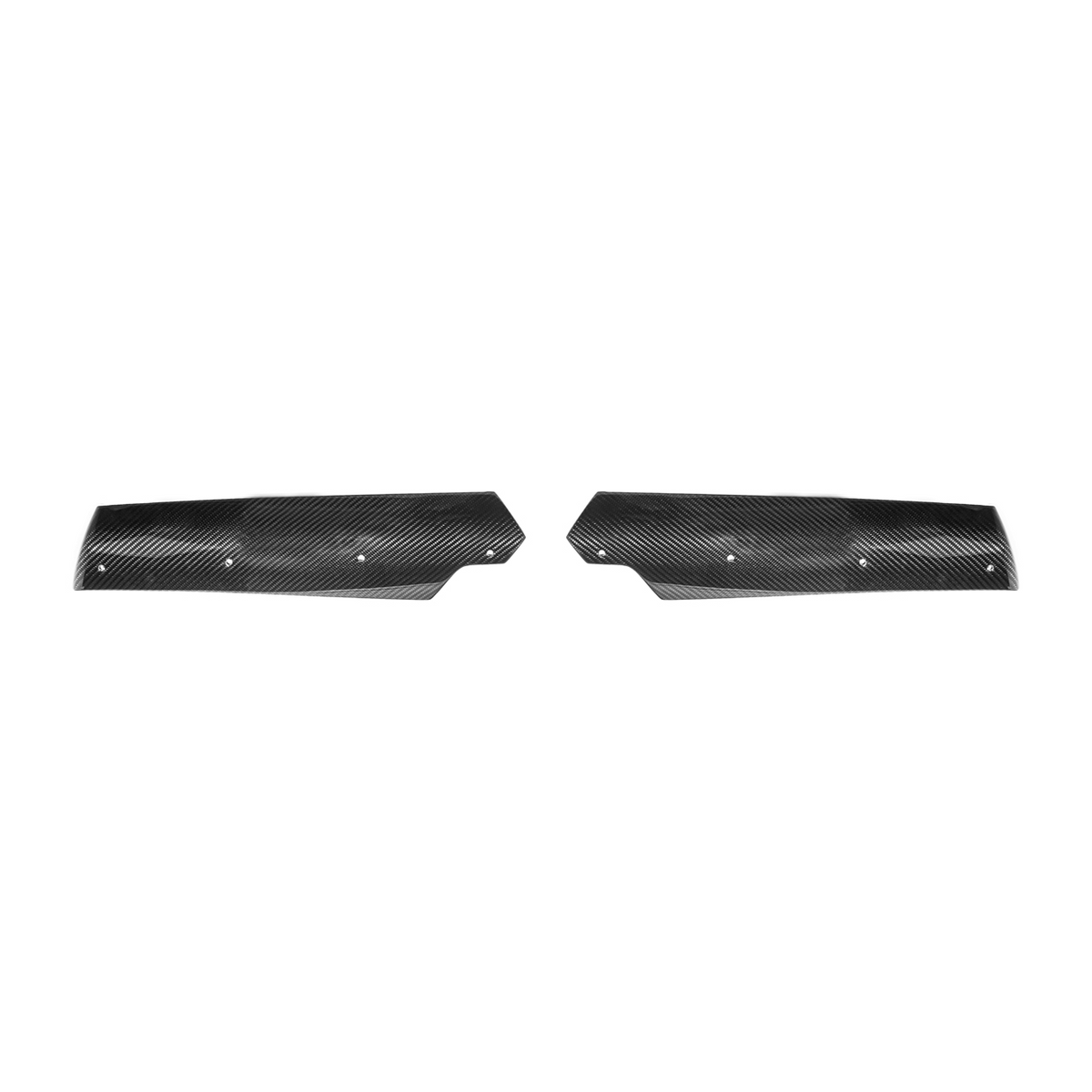 Corvette C7 DRY CARBON FIBER Rear Spoiler Side Winglets image 2