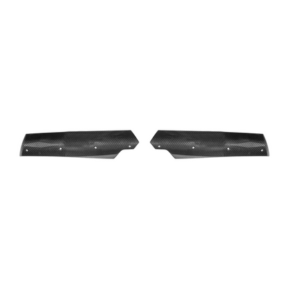 Corvette C7 DRY CARBON FIBER Rear Spoiler Side Winglets image 2