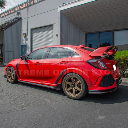 2017-21 Honda Civic Type-R VRS Rear Door Side Fender Trim Cover image 4