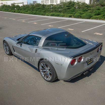 Corvette C6 Base | ZR1 Conversion Front Splitter Lip Side Skirts Rocker Panels image 6