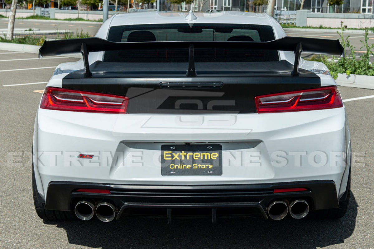 Camaro ZL1 1LE Rear Trunk Spoiler W/ Rear Spoiler Camera Option image 11