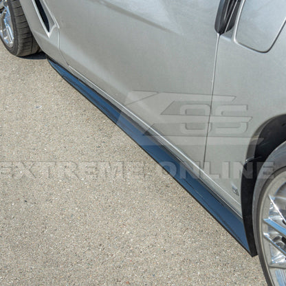 Corvette C6 Base | ZR1 Conversion Front Splitter Lip Side Skirts Rocker Panels image 11
