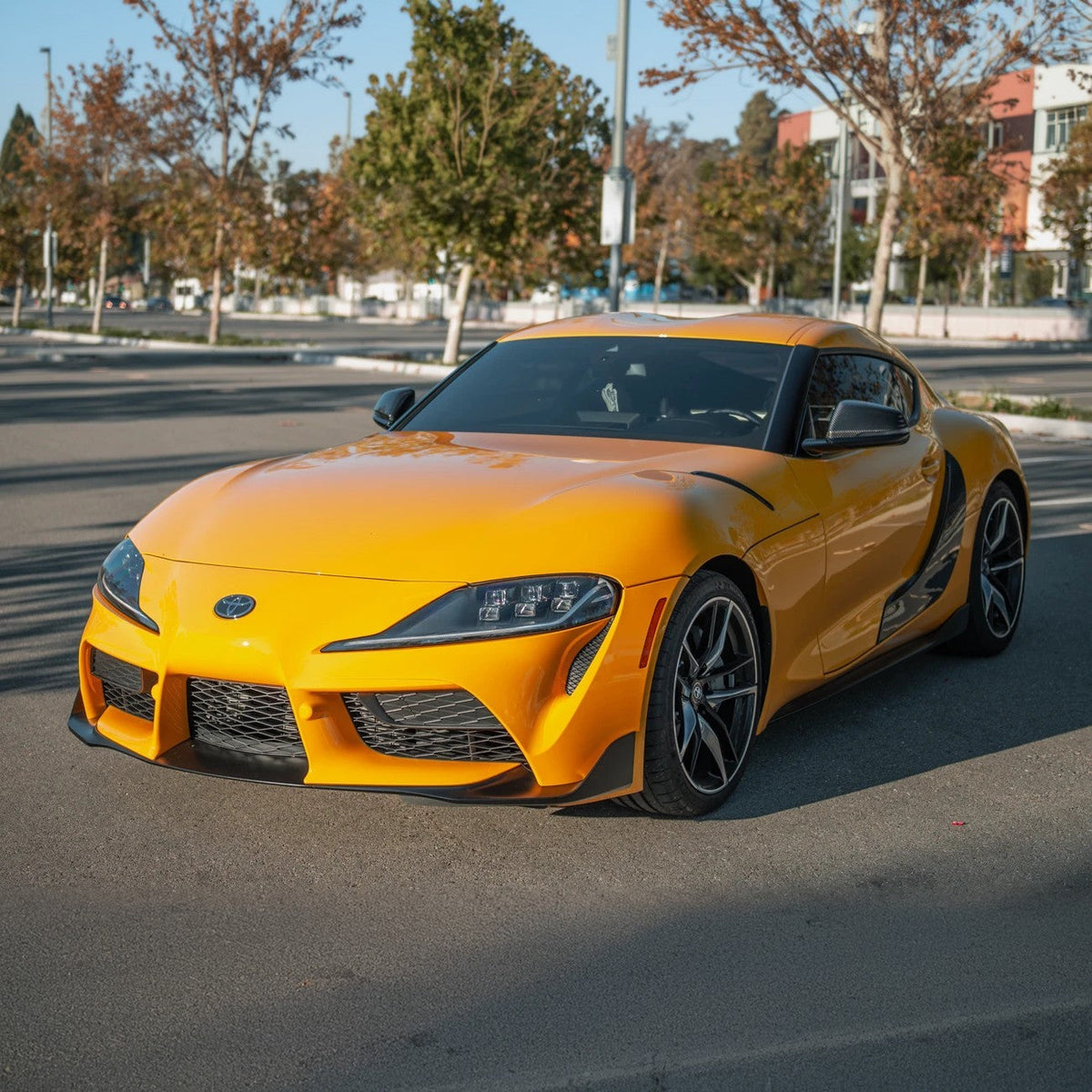 2020-Up Toyota Supra Carbon Fiber Mirror Covers image 1