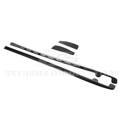 Corvette C6 Base | ZR1 Conversion Front Splitter Lip Side Skirts Rocker Panels image 18