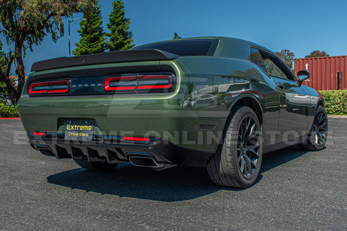 2015-Up Dodge Challenger SRT Track Package Rear Diffuser image 14
