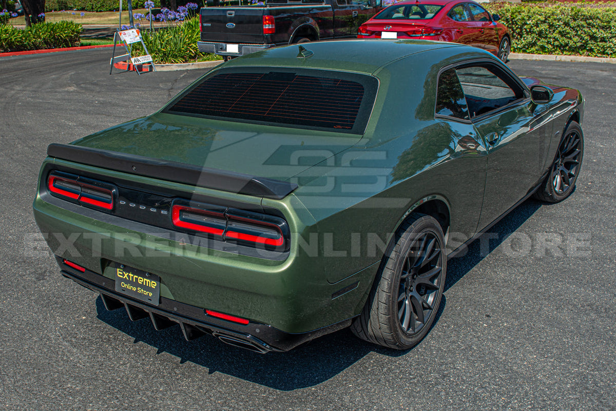 2015-Up Dodge Challenger SRT Track Package Rear Diffuser image 15