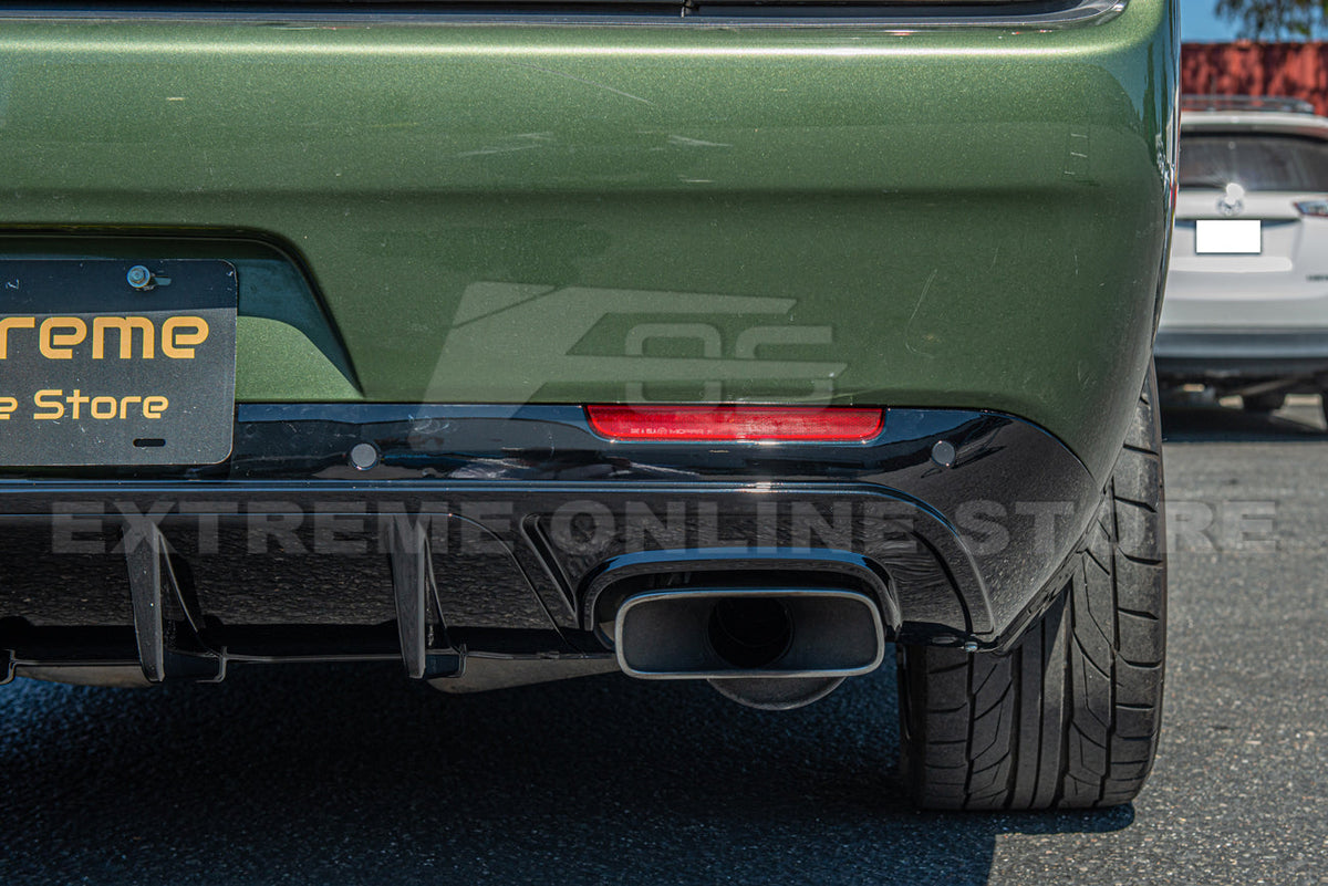 2015-Up Dodge Challenger SRT Track Package Rear Diffuser image 16