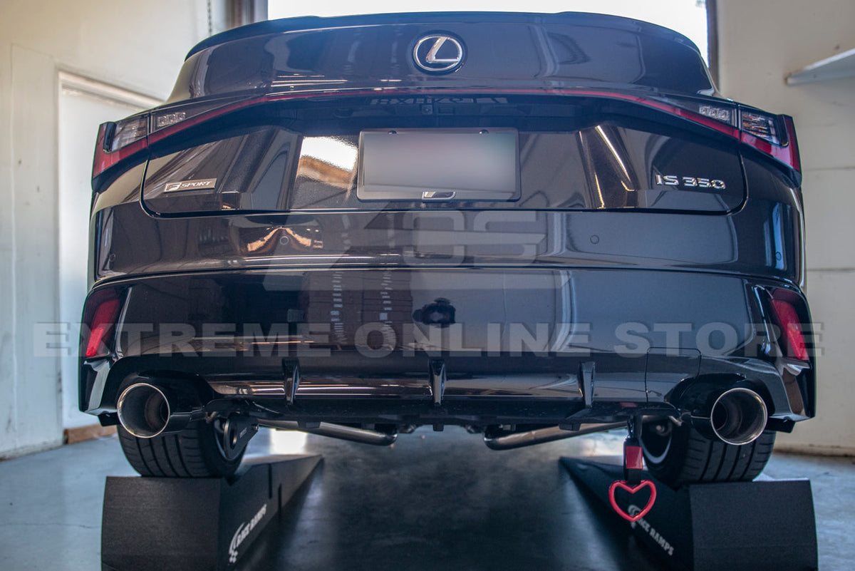 2021-Up Lexus IS300 IS350 Muffler Delete Axle Back Quad Tips Exhaust image 12