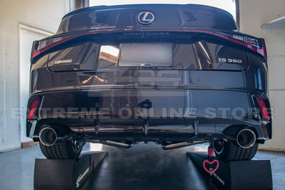 2021-Up Lexus IS300 IS350 Muffler Delete Axle Back Quad Tips Exhaust image 12