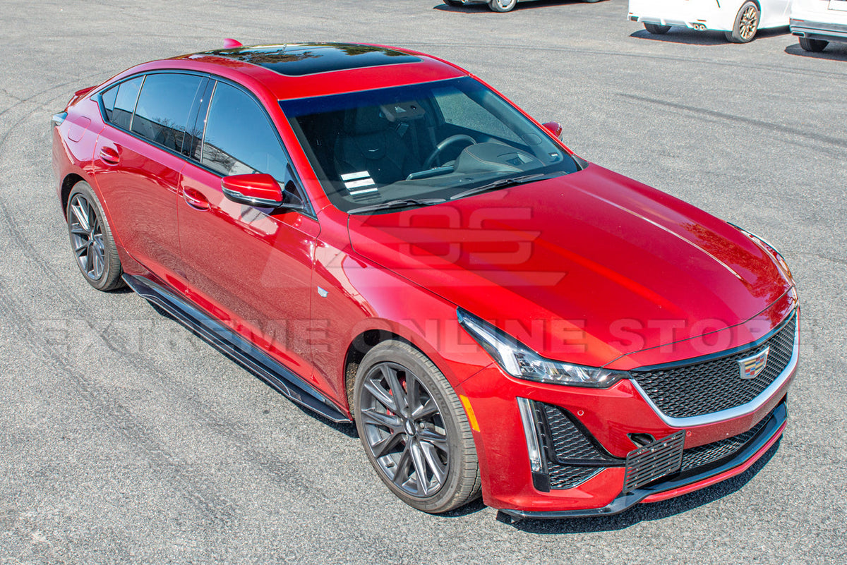 2020-Up Cadillac CT5-V | CT5 Sport BW Carbon Side Skirts Rocker Panel image 10