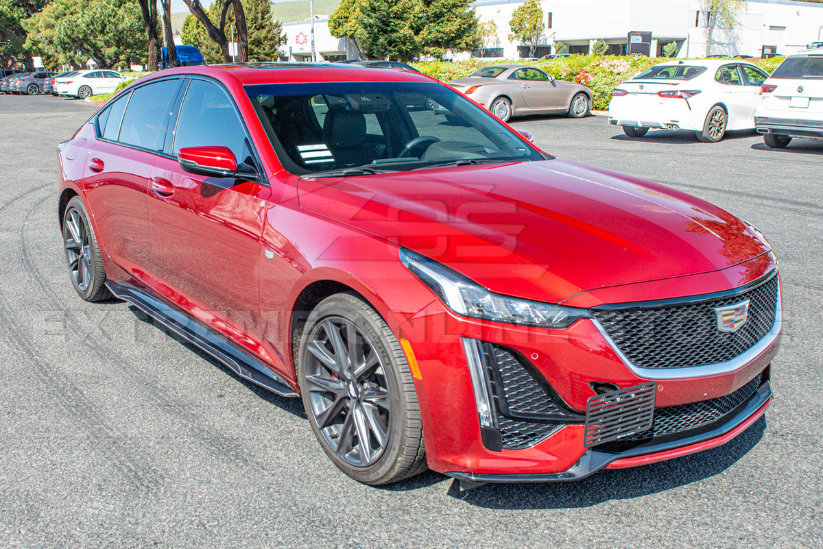 2020-Up Cadillac CT5-V | CT5 Sport BW Carbon Side Skirts Rocker Panel image 9