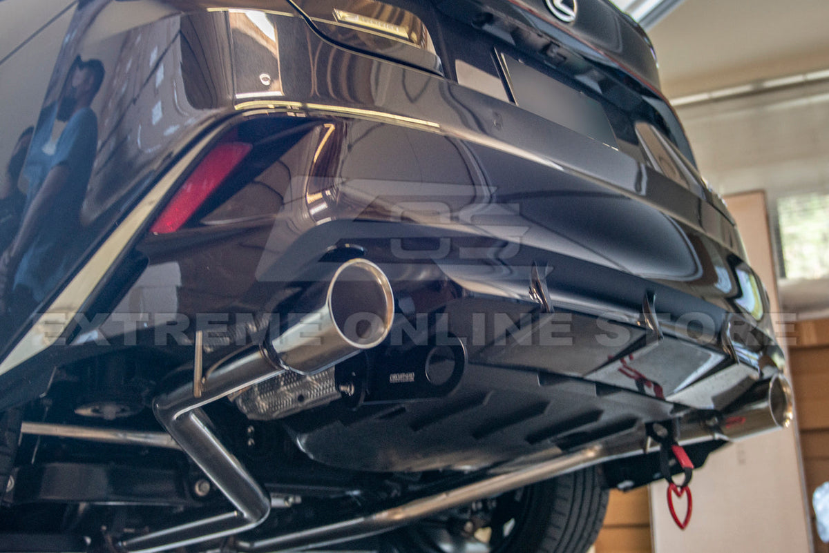 2021-Up Lexus IS300 IS350 Muffler Delete Axle Back Quad Tips Exhaust image 27