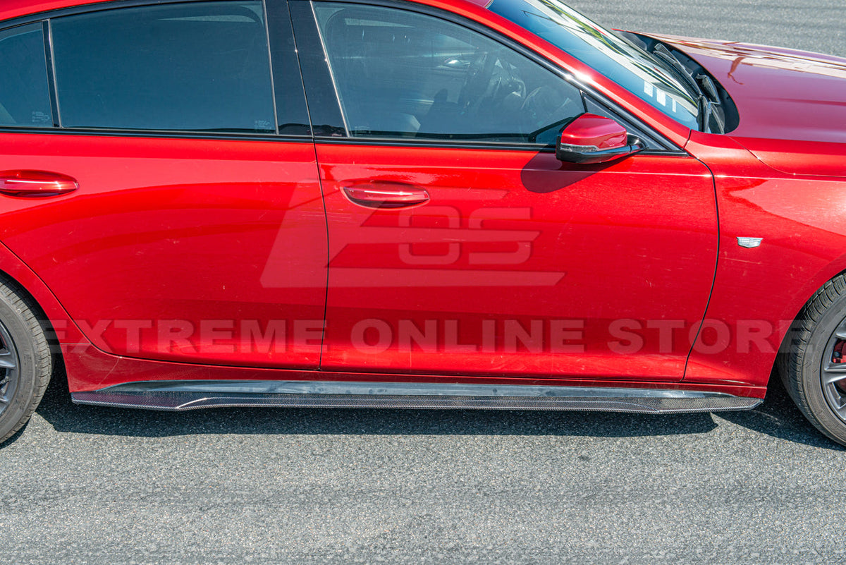 2020-Up Cadillac CT5-V | CT5 Sport BW Carbon Side Skirts Rocker Panel image 11