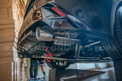2021-Up Lexus IS300 IS350 Muffler Delete Axle Back Quad Tips Exhaust image 13