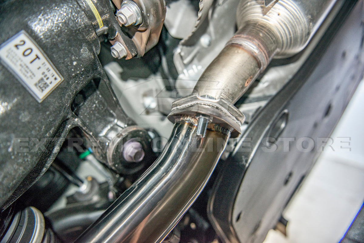 2021-Up Lexus IS300 IS350 Muffler Delete Axle Back Quad Tips Exhaust image 14