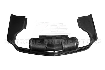 2016-19 Cadillac CTS-V Carbon Fiber Rear Valance Diffuser Lip Cover image 10