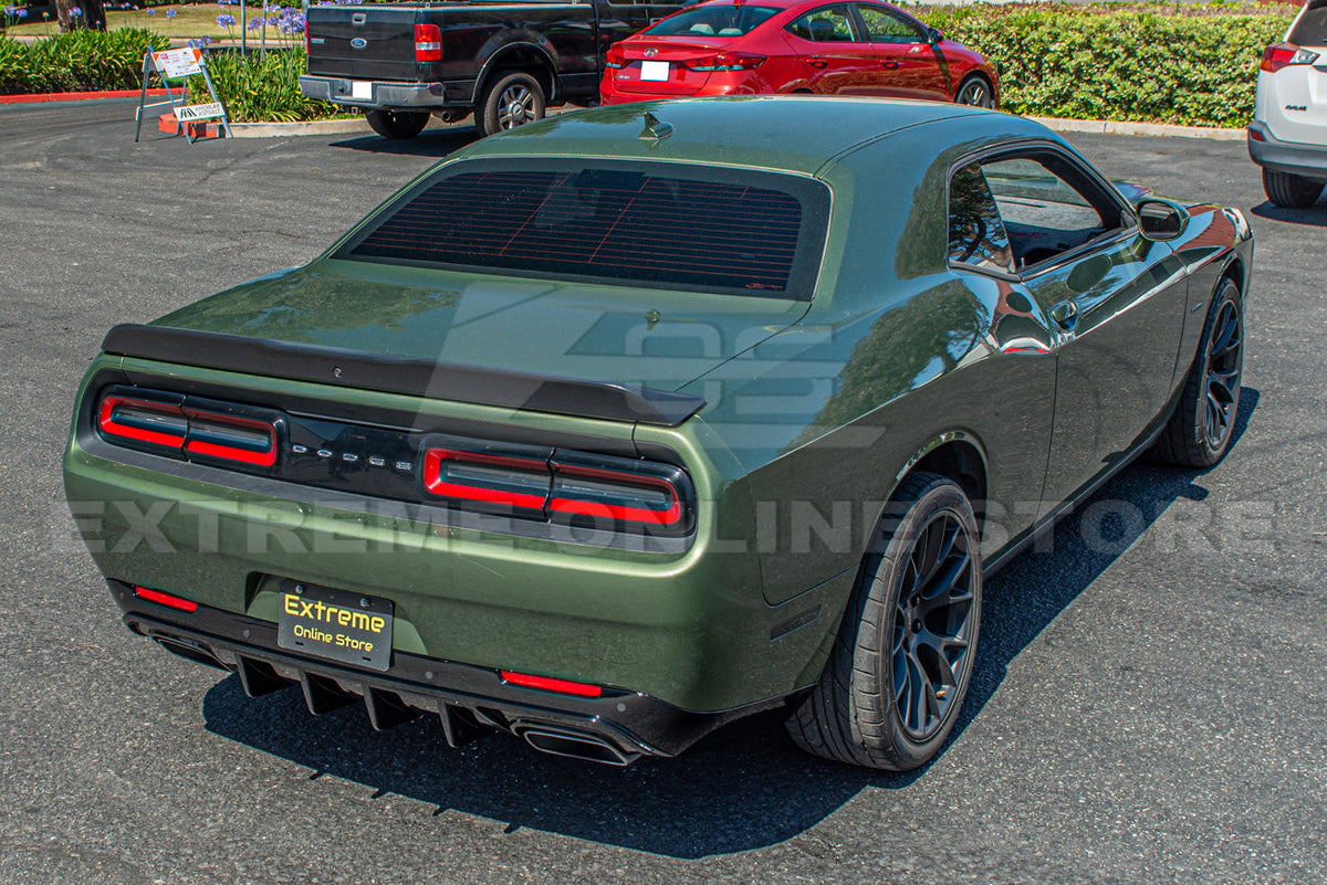 2015-Up Dodge Challenger SRT Track Package Rear Diffuser image 13