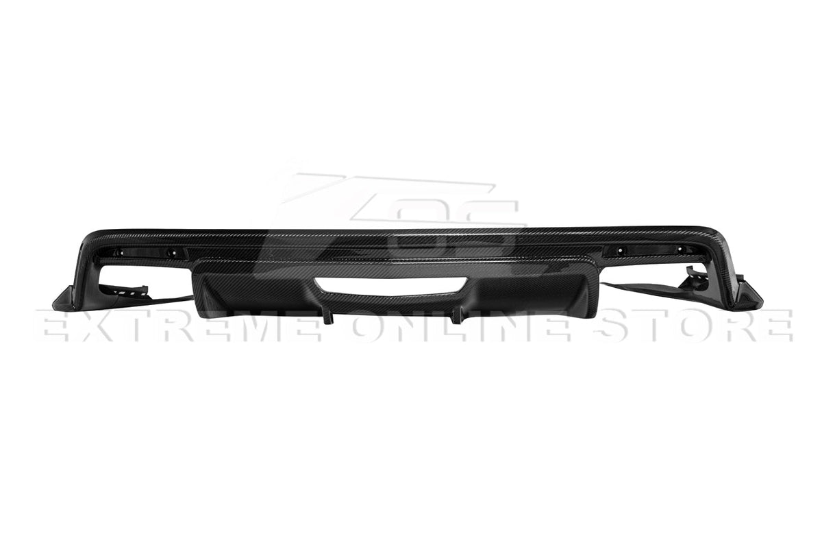 2016-19 Cadillac CTS-V Carbon Fiber Rear Valance Diffuser Lip Cover image 12