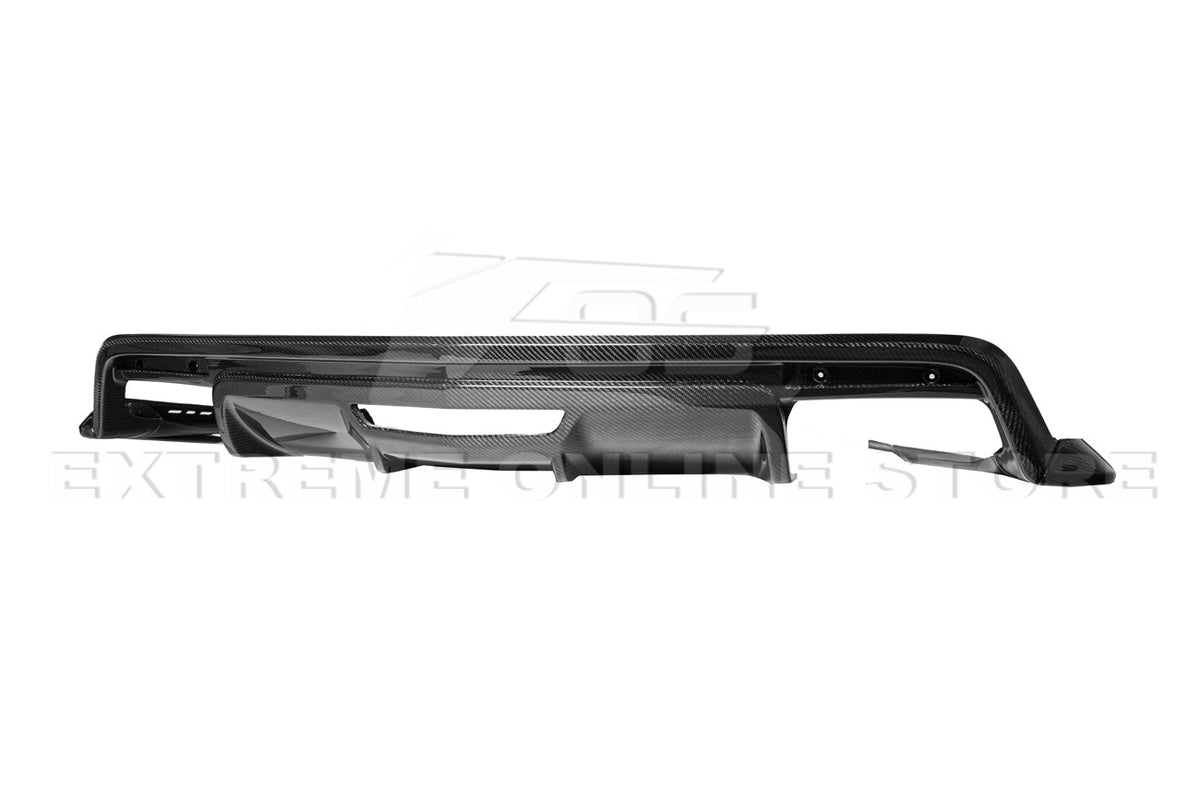 2016-19 Cadillac CTS-V Carbon Fiber Rear Valance Diffuser Lip Cover image 13