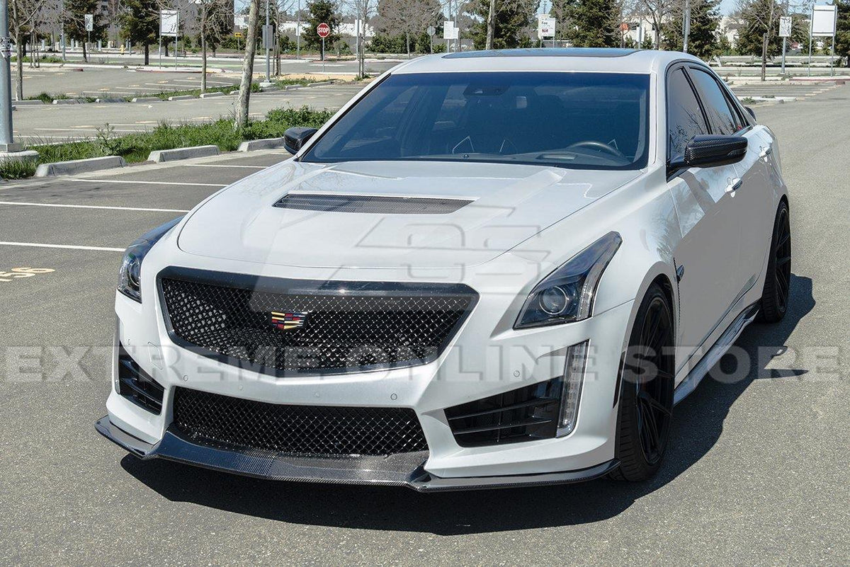 2016-19 Cadillac CTS-V Carbon Fiber Aerodynamic Full Body Kit image 31