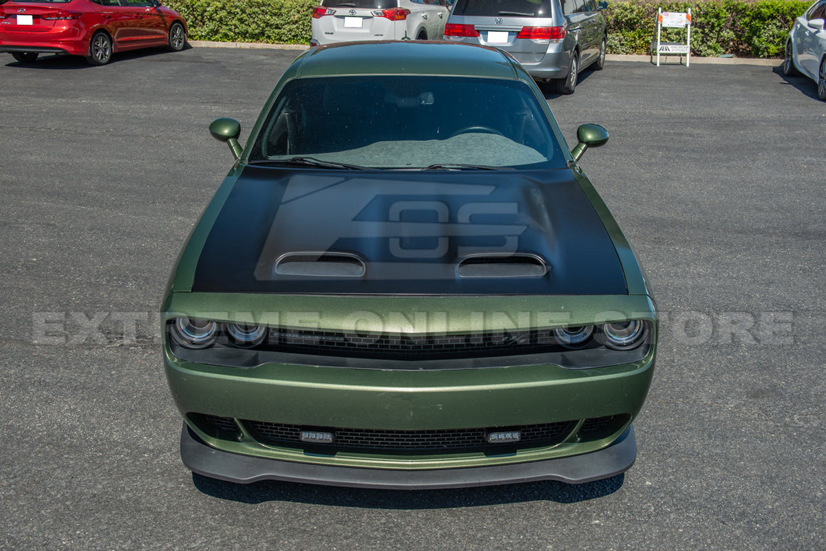 2008-Up Dodge Challenger Hellcat Redeye Front Hood Cover image 4
