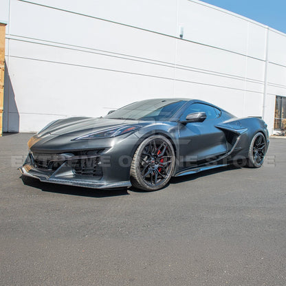 Corvette C8 Z06 DRY CARBON FIBER Replacement Side Door Garnish image 4
