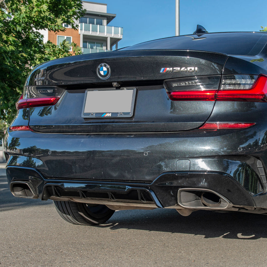2019-Up BMW G20 M340i Rear Bumper Lower Diffuser image 1