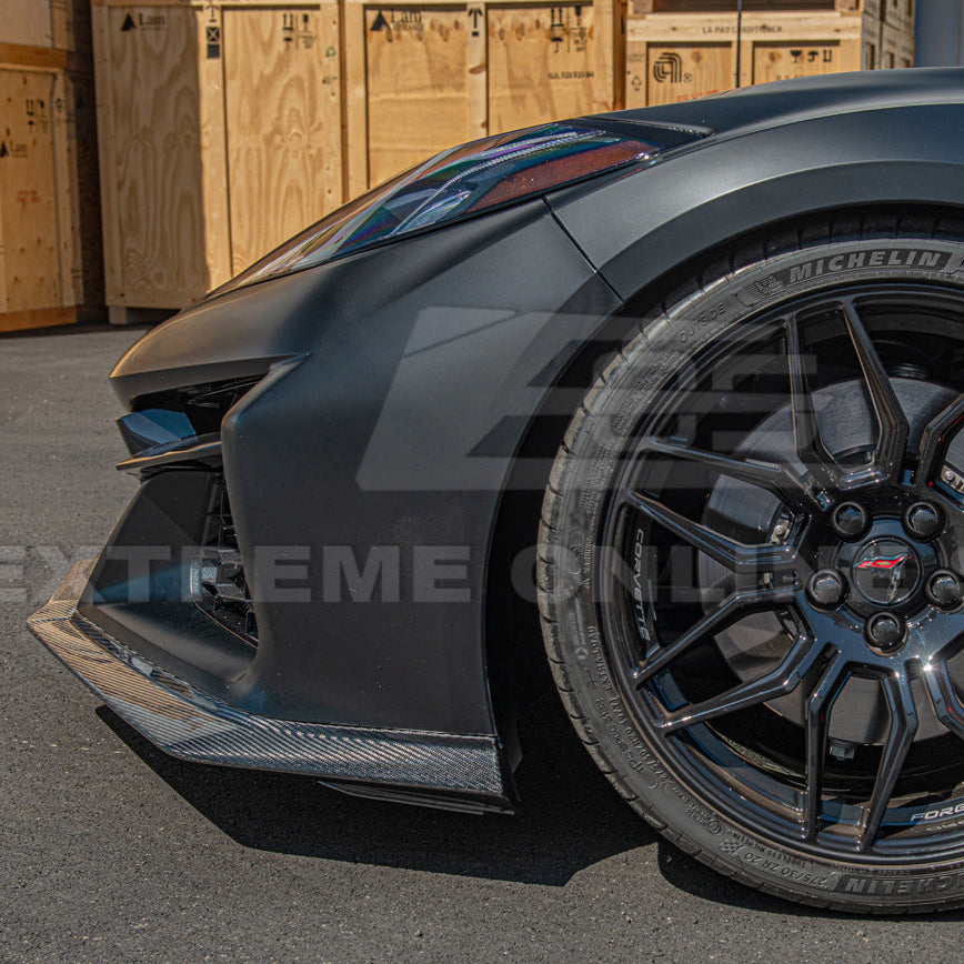 Corvette C8 Z06 / E-Ray DRY CARBON FIBER Front Splitter [Z07 Package] image 56