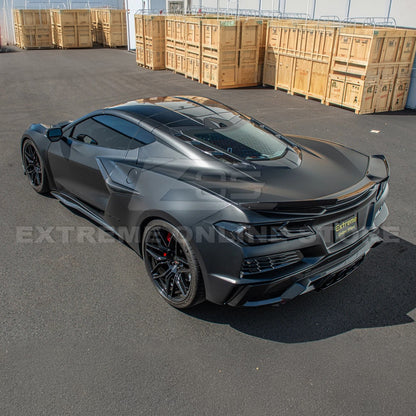 Corvette C8 Z06 DRY CARBON FIBER Replacement Side Door Garnish image 6