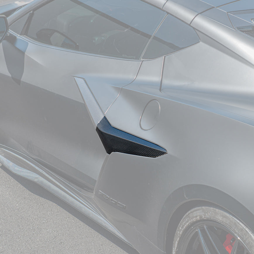 Chevrolet Corvette C8 Z06 DRY CARBON FIBER Door Scoop image 1