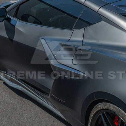 Chevrolet Corvette C8 Z06 DRY CARBON FIBER Door Scoop image 4